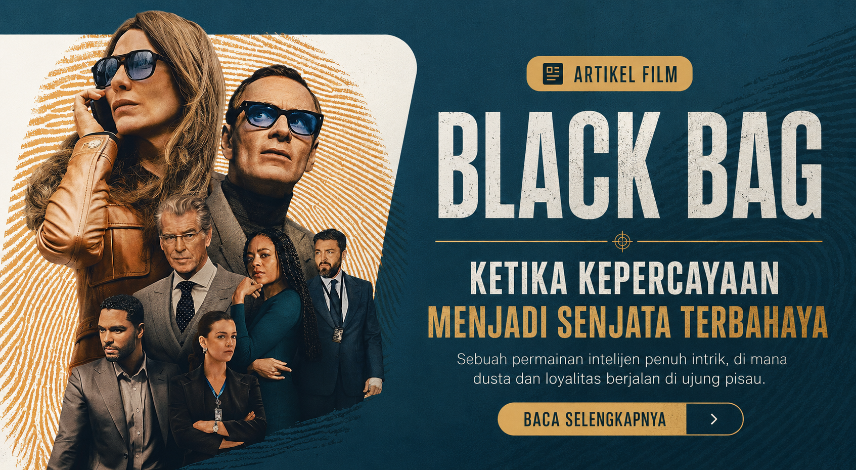 Film Black Bag: Kate Blanchett dan Michael Fassbender Tampil Memukau dalam Thriller Baru