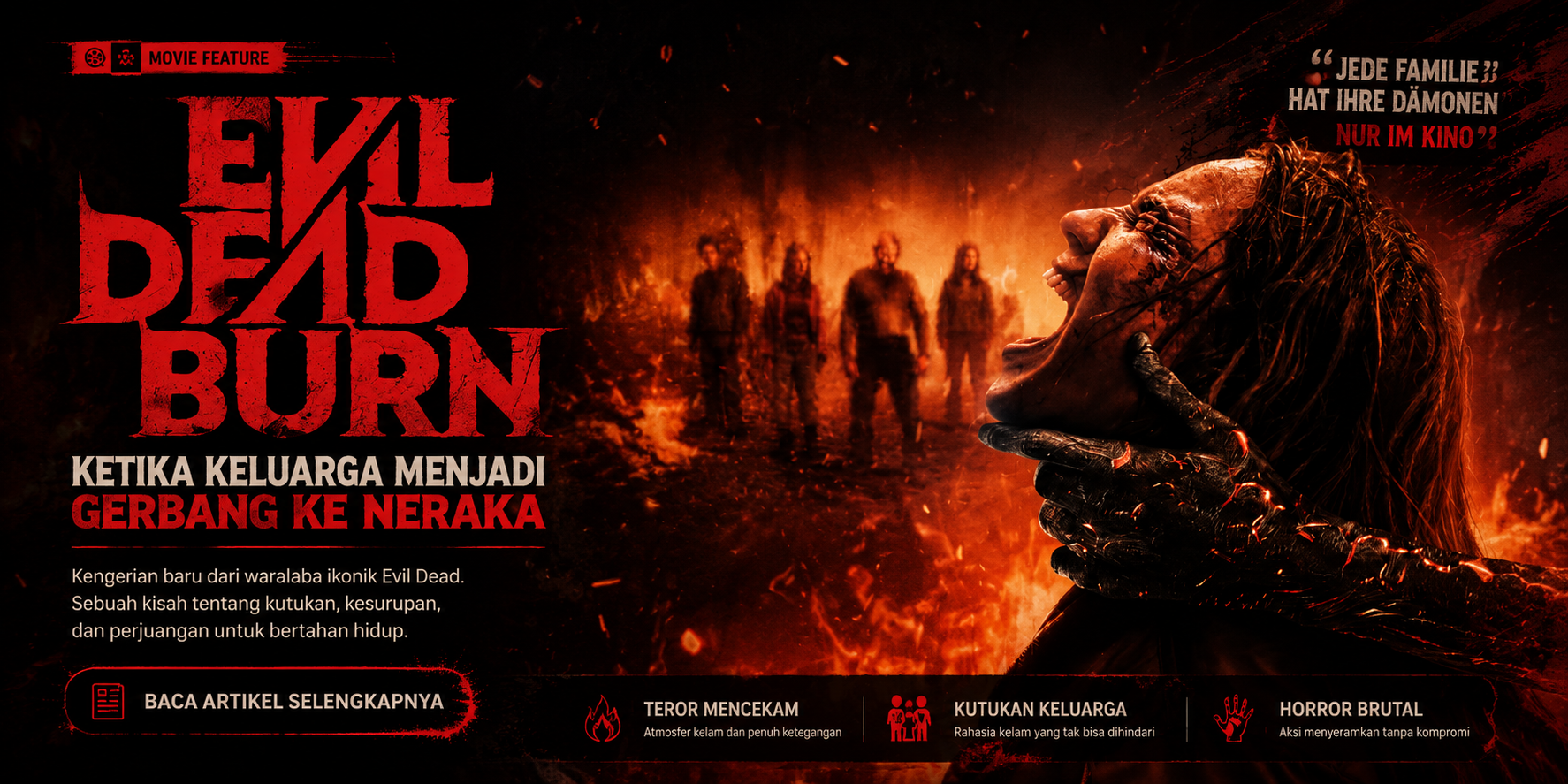 Evil Dead Burn, Film Horor Terbaru yang Siap Meneruskan Teror Evil Dead