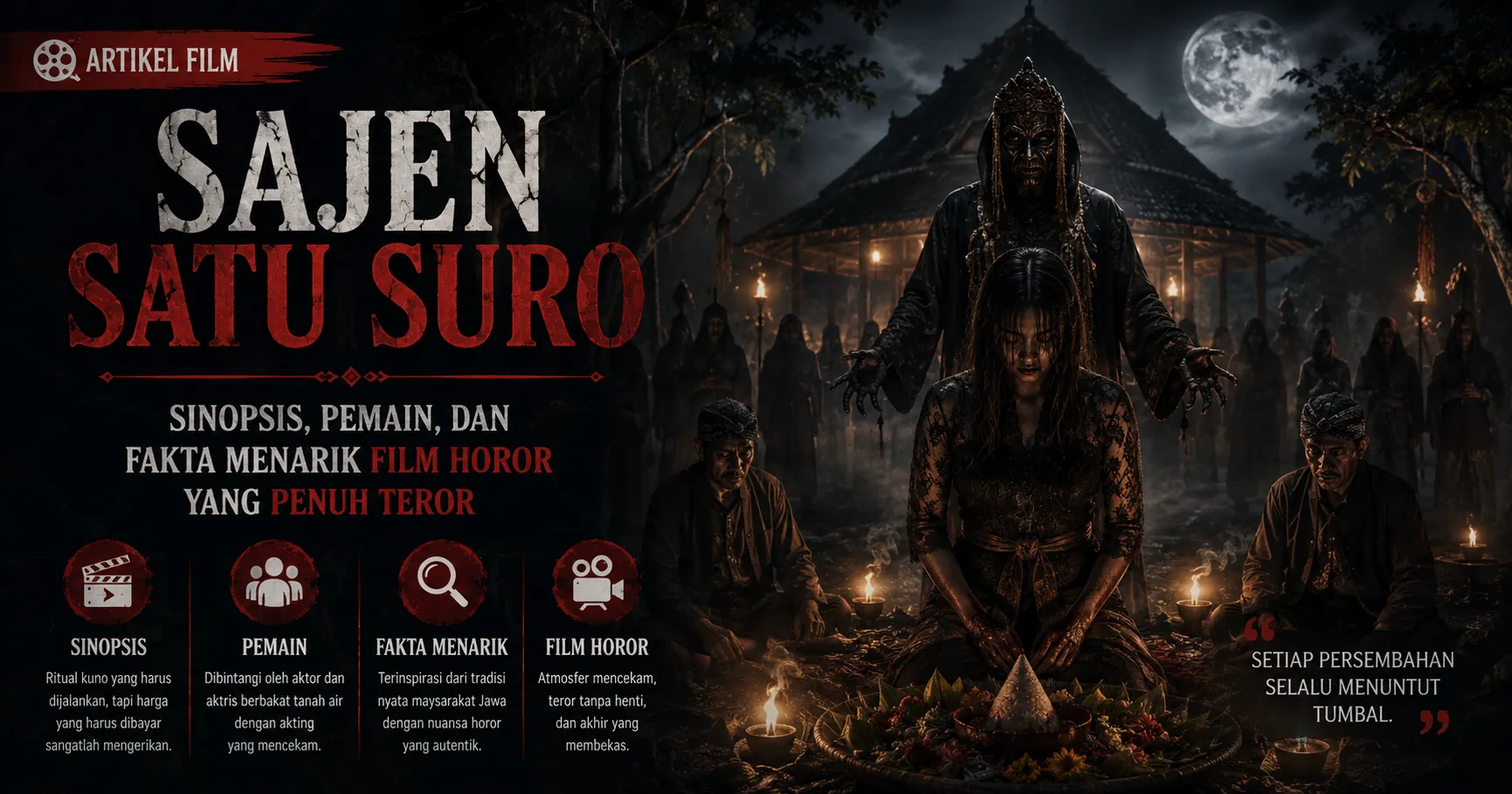 Sajen Satu Suro: Sinopsis, Pemain, dan Fakta Menarik Film Horor yang Penuh Teror